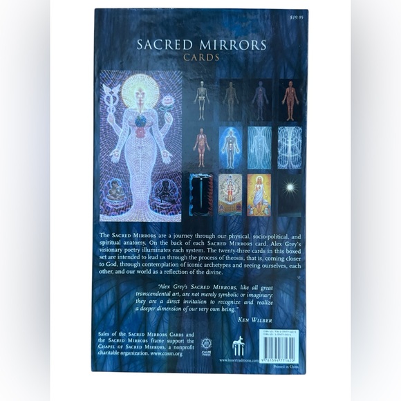 Alex Grey Sacred Mirrors Cards oracle New age - Picture 2 of 2